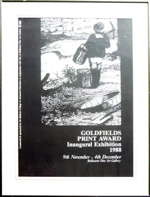 Work on paper - Artwork - Printmaking, Goldfields Print Award Poster, 1988