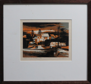 Work on paper - Artwork - Printmaking, Jack, Kenneth, 'Long Gully near Bendigo' Kenneth Jack, 1960