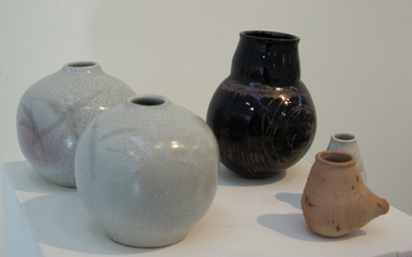 A group of ceramic vessels