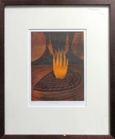 Abstract depiction of flame
