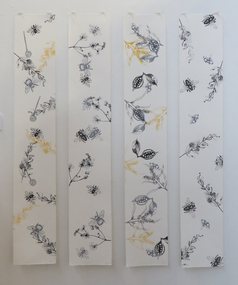 Work on paper - Artwork - Printmaking, Jessica Price, 'Garden #1, #2, #3 and #4' by Jessica Price, 10/2017