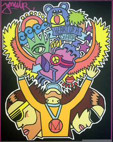 Artwork, other - Artwork, [Heart of a Champ] by Josh Muir, 2014