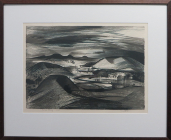 Work on paper - Artwork - Printmaking, Jack, Kenneth, "The Gold Country" by Kenneth Jack, 1960