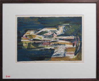 Work on paper - Artwork - Printmaking, Jack, Kenneth, 'Stony Beach' by Kenneth Jack, 1962