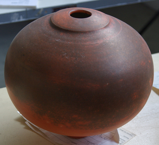 Ceramic, Terra Sigillata Pot by John Rojo, 1980s