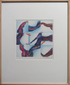 Artwork - Painting, 'Introduction to the Figure/ Landscape Puzzle,' by Craig Harrison, 1989