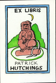 Artwork - bookplate, Andrew Sibley, Bookplate for Patrick Hutchings, 2014