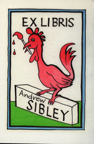 Artwork - bookplate, Andrew Sibley, Bookplate for Andrew Sibley, 2014