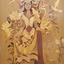 Marquetry work depicting women 