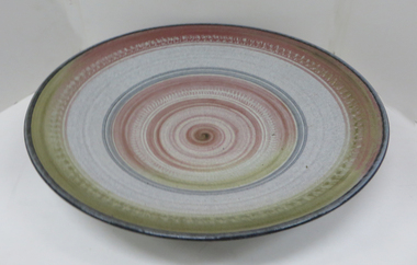 Ceramic, Platter by Peter Corser, 1989