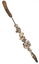 Ceramic satay sticks, three