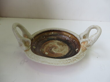 Ceramic, Two Handled Plate