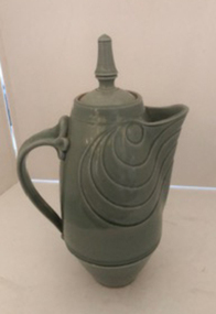 Celadon green coffee pot