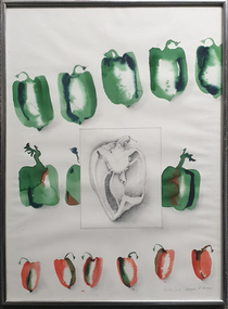 Painted capsicums