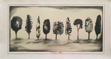 Work on paper, Kaye L. Green, Family Tree by Kaye L. Green, 2011