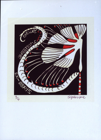 Work on paper - Artwork - Bookplate, Ex - Libris Shelley. J. Gillespie