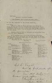 Document, Ballarat Teachers' College Ex-Students' Association, 1937, 01/07/1937