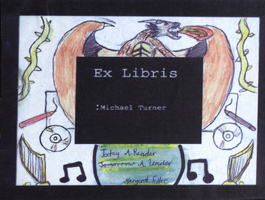 Work on paper - Artwork - Bookplate, Ex Libris Michael Turner