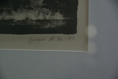 Work on paper, Georgina Ah Yee, 1987
