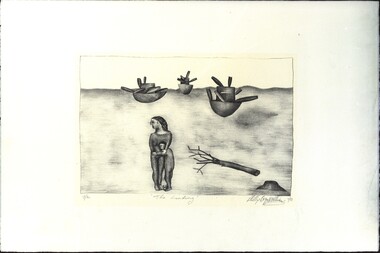 Work on paper, Phillip Doggett-Williams, 'The Landing' by Phillip Doggett-Williams, 07/1988