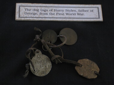 Identification discs, C1914-1918