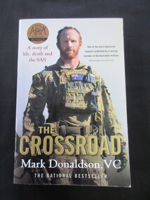 Book- Paperback, Mark Donaldson, THE CROSSROAD, 2014