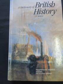 Book, J. P. Kenyon, A Dictionary of British History, 1992