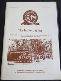 Book - Book - soft cover, Women that Work, Darwin, The Territory at War - Australia Remembers 1945-1995