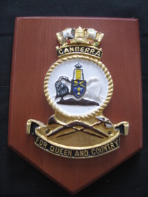 Plaque - Heraldry, Plaque HMAS Canberra