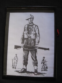 Drawing - Framed Print, Montague Thomas Archibald "Monty" Wedd