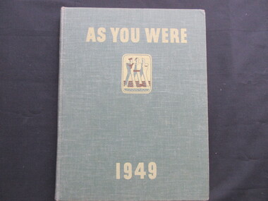 Book, Australian War Memorial, As You Were 1949, 1949