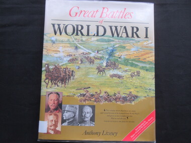 Book, Anthony Livesy, Great Battles of World War 1, 1989
