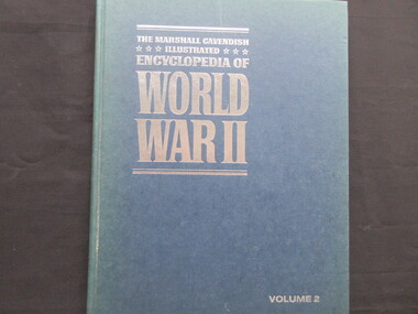 Book, Marshall Cavendish Corporation, The Marshall Cavendish Encyclopedia of World War 11-Vol 2, 1972