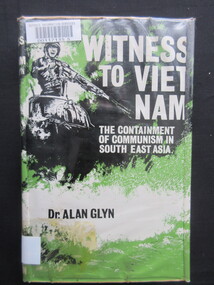 Book, Dr Alan Glynn, Witness to Vietnam, 1968