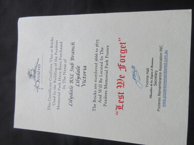 Award - Framed Bayonet, Rising Sun badge, two photographs and Certificate