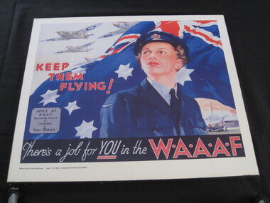 Print - Framed Print, Australian War Memorial, WAAAF Recruitment Poster
