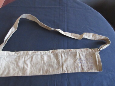 Equipment - Bandolier, Small Arms Ammunition Factory No2. Footscray, 15-2-46