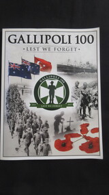 Book, Faircountmediagroup, Gallipoli 100 - Lest We Forget