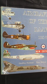Book, Geoffrey Pentland & Peter Malone, Aircraft of the RAAF 1921-78, 1971