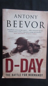 Book, Antony Bevor, D-Day The Battle for Normandy, 1986