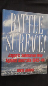 Book, David Jenkins, Battle Surface, 1992