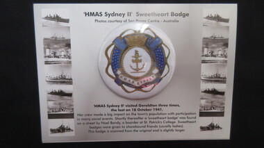 Badge, HMAS Sydney 11' Sweetheart Badge