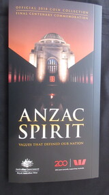 Coin - Coin Collection, ANZAC SPIRIT - Values that defined our Nation