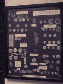 Memorabilia - Framed Badges & Ribbons etc, Special Days