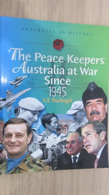 Book, Samone Bos, The Peacekeepers: Australia at War since 1945, 2009 reprint