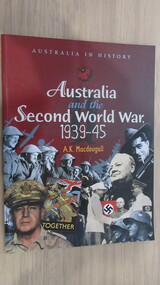 Book, Samone Bros, Australia and the Second World War 1939-1945, 2009 reprint