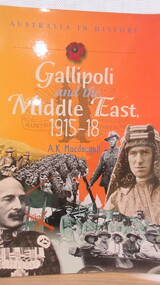 Book, Samone Bos, Gallipoli and the Middle East 1915-18, 2009 reprinted