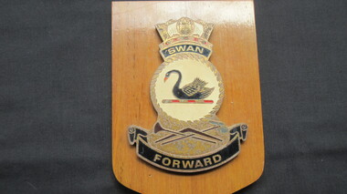 Souvenir - Wall Plaque, C T Hoo, Wall Plaque - HMAS Swan