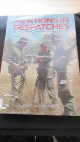 Book, Dave Sabben MG, Mentions in Despatches, 2023