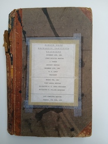 Administrative record - Heathcote Mechanics Institute Minute Book 14 November 1881 to 12 February 1895, Minute Book Mechanics Institute Heathcote 1881-1895, 1881